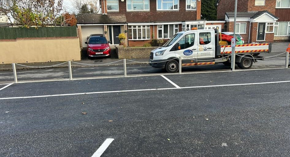 Transforming a Car Park for a New Hair Salon in Wolverhampton